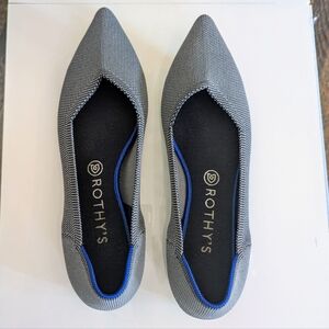 Rothy's The Point Cloud Grey Birdseye Women's Size 10.5